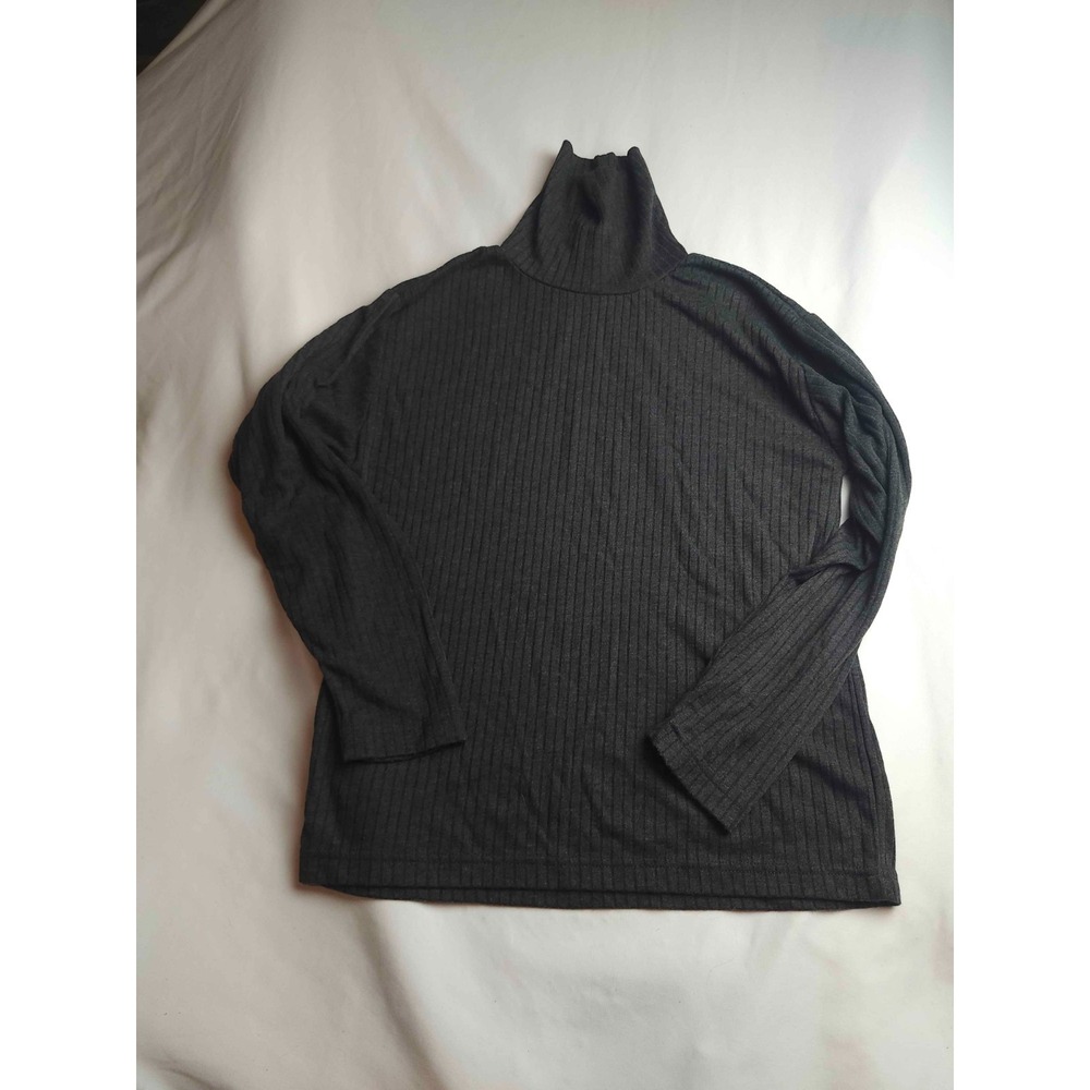 Vtg 90s Carolina Colours Sweater Womens M Black Grunge Indie Minimalist Academia